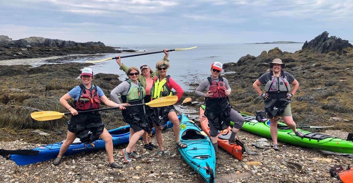 Shannon Bryan group kayak adventure